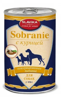 Славика Собрание для собак с курицей 970 г. [уценка]