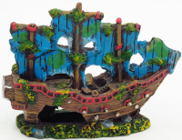 Грот Aquanimal "Парусный корабль" 16.5*5.5*13 см