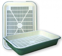 Зооэкспресс Адам Туалет с сеткой для кошек, 38,5х26х6,5 см