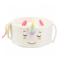 Лежанка овальная "Единорог Белль", 450*400*200мм, Триол (бежевая)