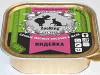 ZOORING Консервы для кошек желе Индейка 100 г.