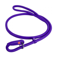 33919 Поводок-удавка CoLLaR GLAMOUR круглый ш.4мм,дл.135см фиолетовый Коллар