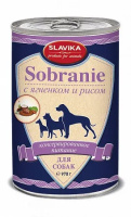 Славика Собрание для собак с ягненком и рисом 970 г.