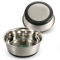 Триол Миска для собак металлическая на резинке утяжеленная 0,35 л. (0,35л. 1639/30261033)