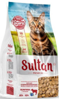 Султан Корм для стерилизованных кошек Телятина с черникой (400 гр)