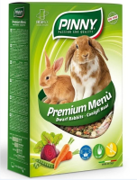 PINNY Premium Menu Полноценный корм для карликовых кроликов с морковью, горохом, свеклой 2,5 кг [уценка]