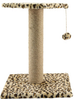 Когтеточка "Стойка № 8" с полочкой и игрушкой разноцветная, 360*360*450мм, Gamma