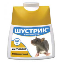 Агроветзащита Шустрик шампунь для грызунов дезодорирующий, 100 мл.