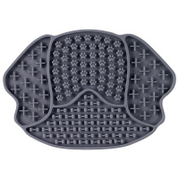 Коврик лизательный для животных силиконовый "Пёс", серый, 215*150*8мм, Triol