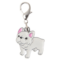 Адресник "Силуэт" Французкий бульдог 25*25 мм, гравировка 19085 Пет лайн