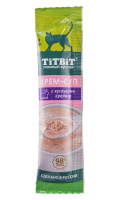 Титбит Крем-суп д/кошек с кусочками кролика 10г