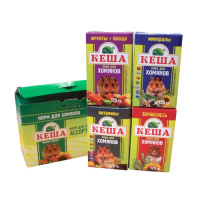 Кеша Корм для хомяков АССОРТИ 125 г.*4шт.