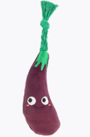 Игрушка Mr.Kranch для собак мелких и миниатюрных пород Баклажан 13х3 см