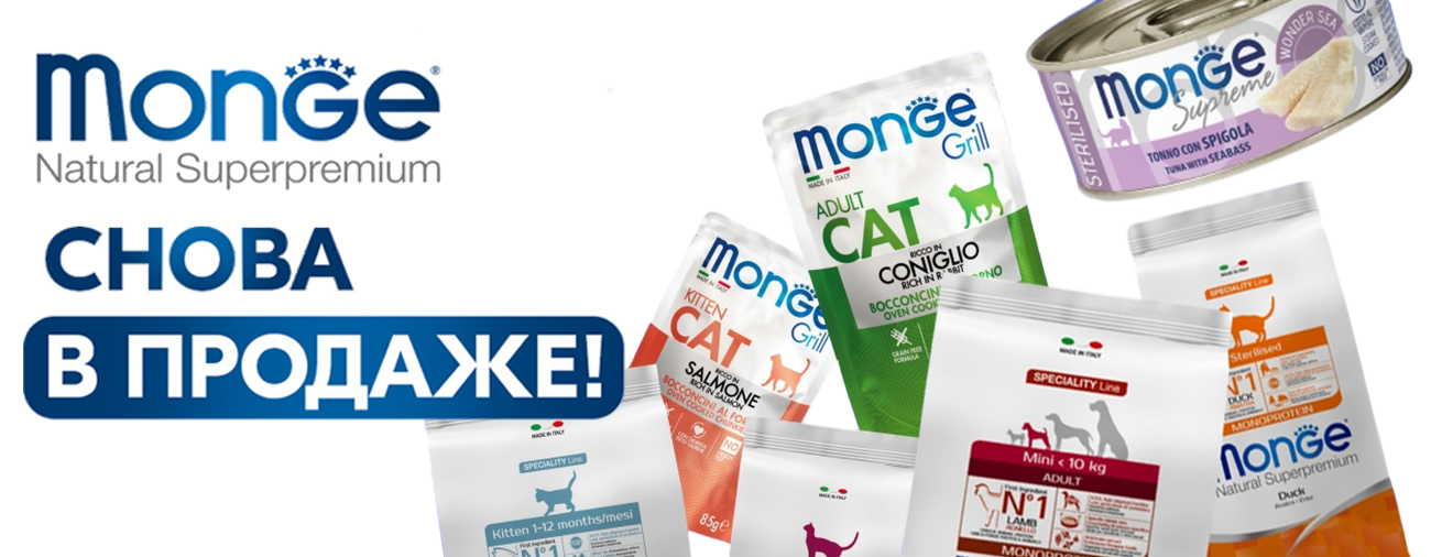 Monge - снова в продаже!
