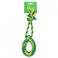 Кольцо канатное Petsiki желтый-зеленый-зеленый (большое PC-16535)