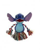 Триол Игрушка для собак мягкая с канатом Stitch, 15 см