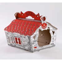 Россия Домик картонный котэДЖ, 28*36,5*32 см.