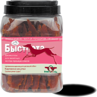 Грин Кьюзин Лакомство для собак БЫСТРОТА, Сушеная утиная грудка, ПОШТУЧНО