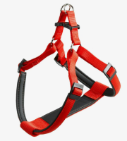 Шлейка DAYTONA XL нейлоновая с мягкой подкладкой, красная