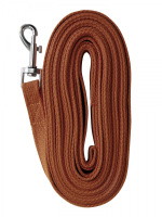Зооник Поводок брезентовый для собаки, 7м*20 мм. (Коричневый)