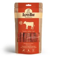AlpenHof Лакомство Нарезка из филе теленка для средних и крупных собак, 80 г.