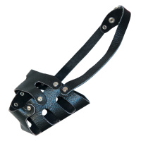 Триол Намордник кожаный цельнокройный №2, 120*90*100 мм. (№4)