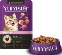 Yumster [Ямстер] пауч для котят с индейкой в соусе 85 г