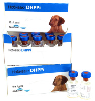 Нобивак DHPPi против чумы плотоядных,инф.гепатита,парвовирус.энтерита, парагрипп [10]