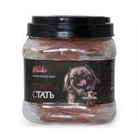 Грин Кьюзин Лакомство для собак МИНИКИ СТАТЬ, сушеное мясо индейки на воловьей коже, для мини пород, ПОШТУЧНО (400 гр)