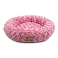 Лежанка круглая "Орхидея" Gamma (S, розовая, 450*450*150мм)