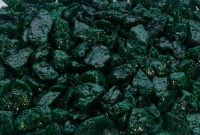 Золото морей Грунт для аквариума, Мраморная крошка изумрудная, 5-10 мм 3,5 кг