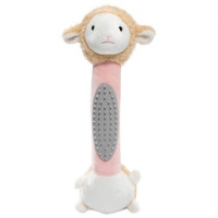 Триол Игрушка для собак мягкая "Овечка с тренажером для зубов", 275 мм.