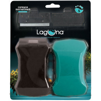 Laguna AQUA Скребок 0301LA магнитный, S, со сменными лезвиями, 90*60*50 мм.