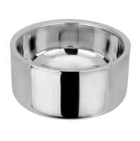 Миска Mr.Kranch из нержавеющей стали Straight Line Bowl 700 мл, нескользящее основание