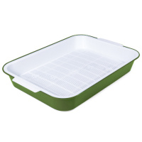 Туалет д/к с сеткой "Эстет", темно-оливковый, 380*280*62мм