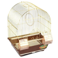 Клетка д/птиц № 2100 золото 30*23*39 Китай Триол
