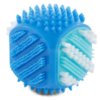 Игрушка-зубная щетка для собак из термопласт. резины "Куб", 80мм