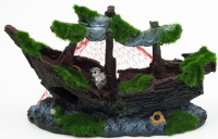 Грот Aquanimal "Шхуна затонувшая" 18*7*11 см