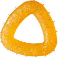 Игр. INDIGO Игрушка для собак "Треугольник" с кукурузным волокном 7*7 см