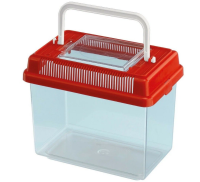 Пластиковая переноска-террариум для рыб и грызунов GEO Small [с крышкой]l, 1л