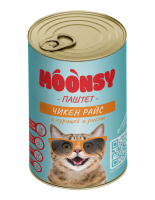 МУНСИ. Консервы для собак, Паштет "ЧИКЕН БИТС" с курицей и рисом, 260 гр.