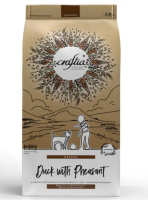 Сухой корм CRAFTIA NATURA для щенков средних и крупных пород из утки с фазаном (2 кг)