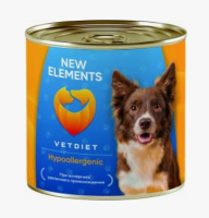 New Elements для собак 4 Рыба "Hypoallergenic/Dermatological", 340 гр.