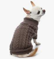 Свитер "Бархан" (S, серый, размер 25см)