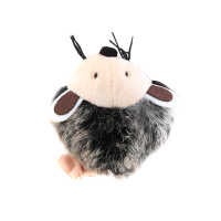 Интерактивная игрушка для кошек "Шумелка мышь" с кошачьей мятой FOFOS Mouse Gray