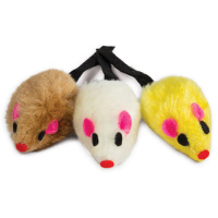 Набор игрушек XW7012 для кошек [3 мыши], 52 мм.