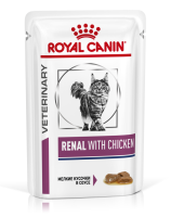 Royal Canin пауч д/кошек Ренал с курицей фелин 85 гр