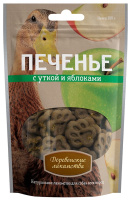 Деревенские лакомства Печенье с уткой и яблоками 100г