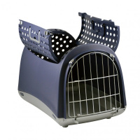 IMAC Linus Cabrio Переноска для животных с открывающимся верхом, черный, 50*32*34,5 см.