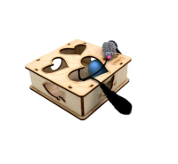 GoSi Игровая платформа для кошек "Квадрат"-S с шариком и игрушкой